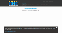 Desktop Screenshot of metronashvillechorus.org